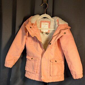 Cat & Jack - Girls Hooded Jacket - Pink - 5T